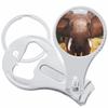 Elephant Close Up Nail Clippers Plus Bottle Opener Keychain view 1