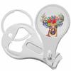 Deer Flowers Antlers Nail Clippers Plus Bottle Opener Keychain view 1