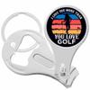I Love You More Than You Love Golf Nail Clippers Plus Bottle Opener Keychain view 1