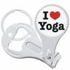 I Love Yoga Nail Clippers Plus Bottle Opener Keychain view 1
