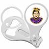 Notorious RBG Ruth Bader Ginsburg Nail Clippers Plus Bottle Opener Keychain view 1