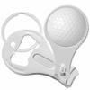Golf Ball Pattern Nail Clippers Plus Bottle Opener Keychain view 1