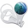Surfer Wave Ocean Nail Clippers Plus Bottle Opener Keychain view 1