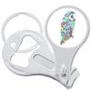 Rainbow Owl Nail Clippers Plus Bottle Opener Keychain view 1