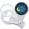 Moon and Stars Nail Clippers Plus Bottle Opener Keychain view 1