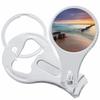Beach Sunset Purple Nail Clippers Plus Bottle Opener Keychain view 1