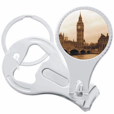 Big Ben London Nail Clippers Plus Bottle Opener Keychain