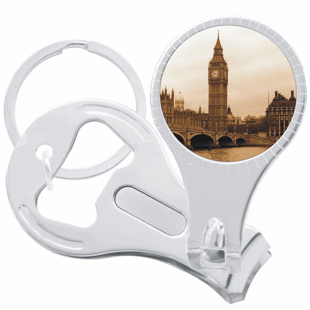 Big Ben London Nail Clippers Plus Bottle Opener Keychain
