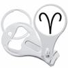 Aries Zodiac Nail Clippers Plus Bottle Opener Keychain view 1