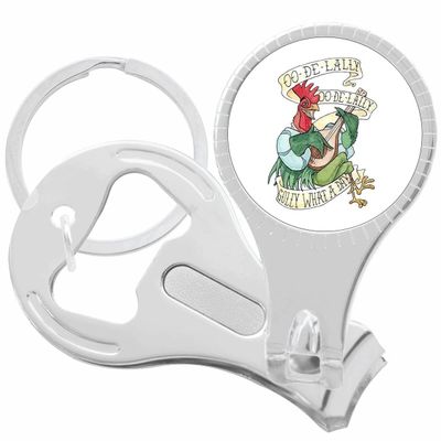 Oo De Lally Golly What a Day Nail Clippers Plus Bottle Opener Keychain