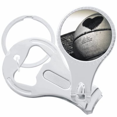 Basketball Heart Sports Nail Clippers Plus Bottle Opener Keychain