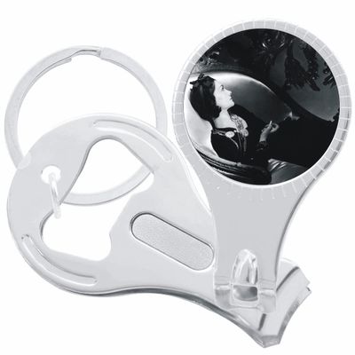 Film Noir Nail Clippers Plus Bottle Opener Keychain
