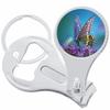 Butterfly Flowers Nail Clippers Plus Bottle Opener Keychain view 1