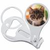 Cute Cat Kitty Nail Clippers Plus Bottle Opener Keychain view 1