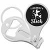 I Can Drive a Stick Witch Nail Clippers Plus Bottle Opener Keychain view 1