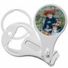 Two Sisters Renoir Painting Nail Clippers Plus Bottle Opener Keychain view 1