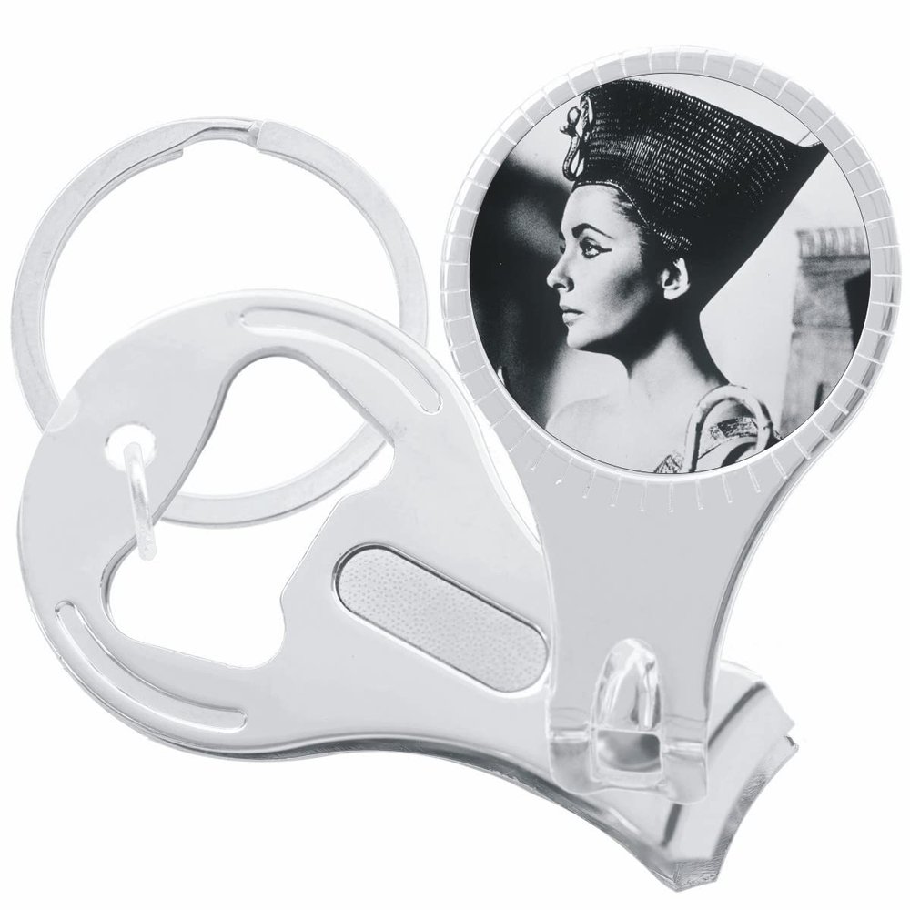 Cleopatra Nail Clippers Plus Bottle Opener Keychain