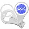 Watercolor Aquarius Nail Clippers Plus Bottle Opener Keychain view 1
