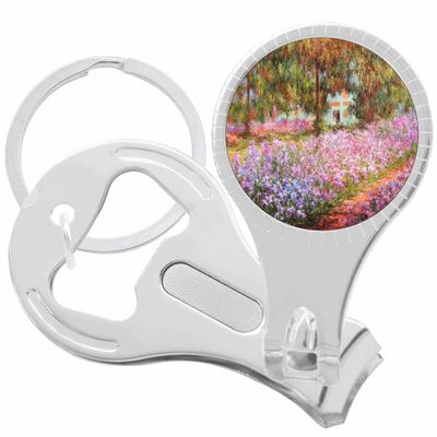 The Artist Garden at Giverny Nail Clippers Plus Bottle Opener Keychain