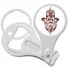 Hamsa Hand Eye Nail Clippers Plus Bottle Opener Keychain view 1
