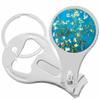 Almond Blossoms Nail Clippers Plus Bottle Opener Keychain view 1