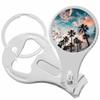 Palm Trees Nail Clippers Plus Bottle Opener Keychain view 1