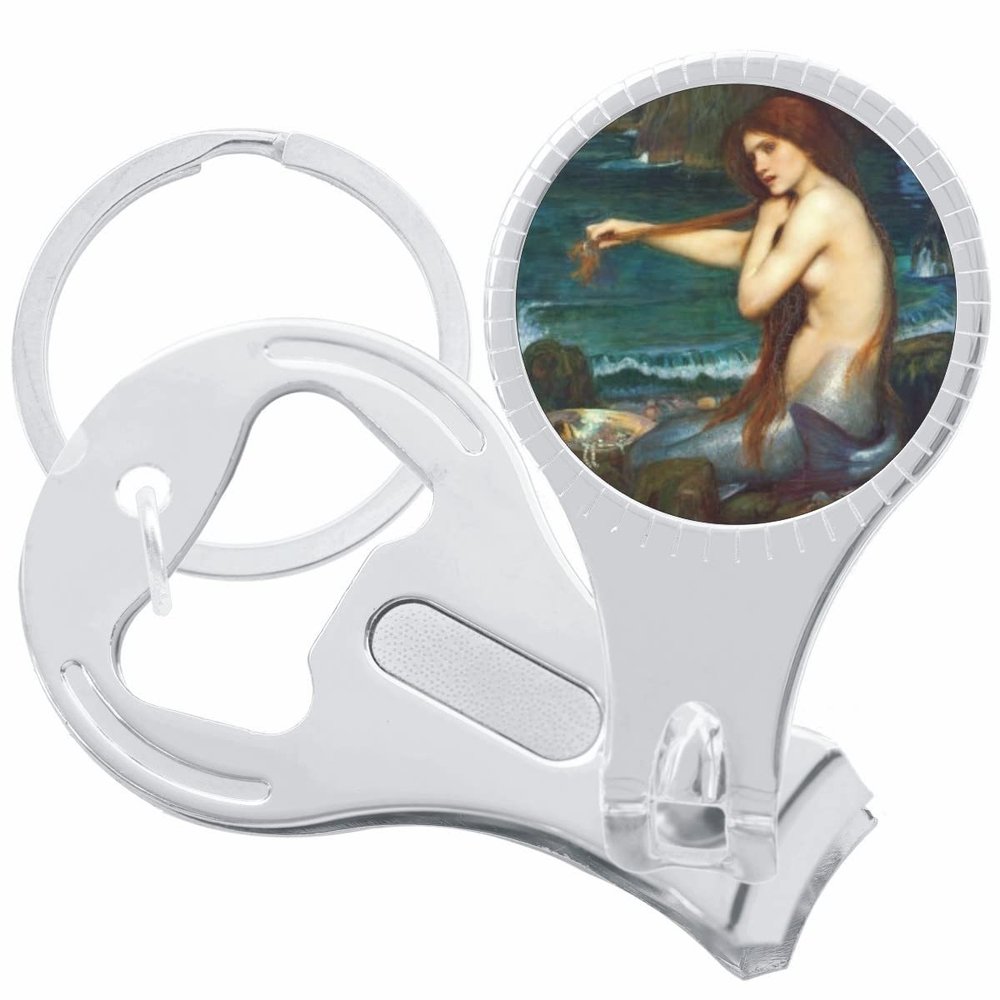 Mermaid Nail Clippers Plus Bottle Opener Keychain