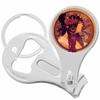 Art Nouveau Donna Orecchini Nail Clippers Plus Bottle Opener Keychain view 1
