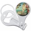 Birth of Venus Nail Clippers Plus Bottle Opener Keychain view 1