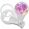 Pretty Flower Nail Clippers Plus Bottle Opener Keychain view 1