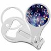 Rainbow Bubbles Nail Clippers Plus Bottle Opener Keychain view 1