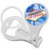 Welcome to Fabulous Las Vegas Nevada Nail Clippers Plus Bottle Opener Keychain view 1