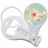 Pink Blossom Flower Nail Clippers Plus Bottle Opener Keychain view 1