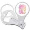 Live Bright Be Bold Sparkle Nail Clippers Plus Bottle Opener Keychain view 1