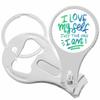 I Love Myself Just The Way I Am Nail Clippers Plus Bottle Opener Keychain view 1