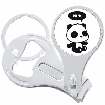 Hi Panda Cute Nail Clippers Plus Bottle Opener Keychain