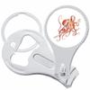 Orange Octopus Nail Clippers Plus Bottle Opener Keychain view 1