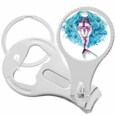 Mermaid Skeleton Nail Clippers Plus Bottle Opener Keychain
