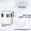Cosmetic Packaging Now Echo Airless Jar, 30 ML, with Matte Silver Collar (6 Pack) view 4