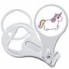 Chubby Unicorn Nail Clippers Plus Bottle Opener Keychain view 1