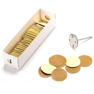 100pcs Sandpaper Disc and 1pcs Metal Bit, 3/32 Shank Replaceable Pedicure Sanding Disc Bit for Dead Skin Callus Removal Electric Foot File Tools (Yellow/240#(Fine))