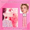 GL-Turelifes Mermaid Sequins Chunky Glitter Liquid Eyeshadow Glitter Body Gel Festival Glitter Cosmetic Face Hair Nails Makeup Long Lasting Sparkling 30g (#104 Dark Pink) view 2