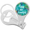 You are Beautiful Nail Clippers Plus Bottle Opener Keychain view 1