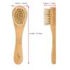 Facial Cleansing Brush, Wooden Handle Face Cleaning Brush Manual Skin Care Exfoliation Brush view 2
