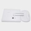 DULASP Makeup Mirror LED Touch Fill Light Makeup Mirror Desktop Beauty Mirror Metal Sanding Rod Bracket 16 LED Lights view 3