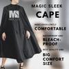 MagicSleek Capes for Haircut | Large Size Premium Quality Black Hair Cutting Cape | Professional Salon Cape view 3