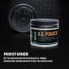 GIBS Pomade O.G. BALLER-Medium Hold, Medium Shine Finish, a Classic Look, made in USA 4oz view 4