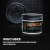 GIBS Shaping Clay, PHANTOM-Medium Hold, Ultra Matte Finish, Water Based, Great for Soft and Natural Looks 4oz view 2