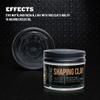 GIBS Shaping Clay, PHANTOM-Medium Hold, Ultra Matte Finish, Water Based, Great for Soft and Natural Looks 4oz view 4