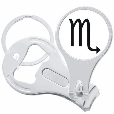 Scorpio Zodiac Nail Clippers Plus Bottle Opener Keychain